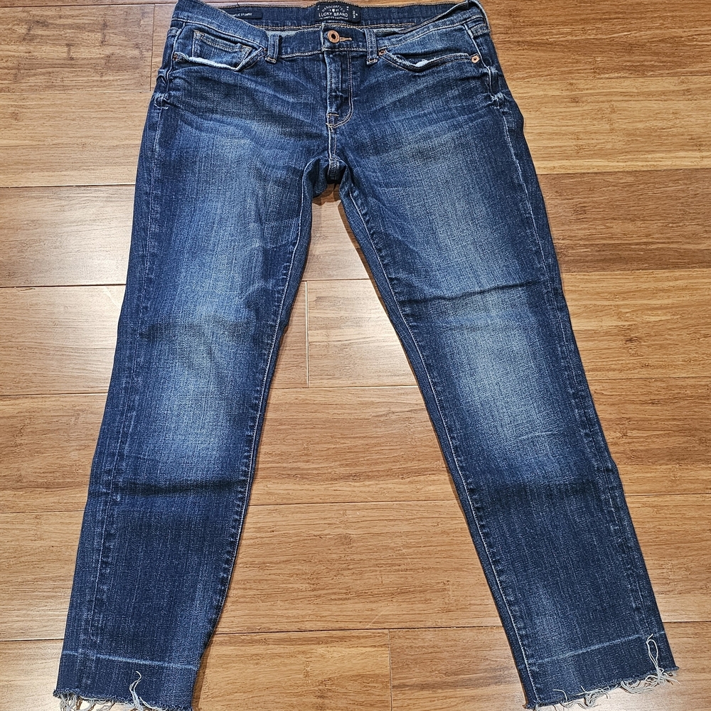 Lucky Brand Dark Blue Ankle Jeans